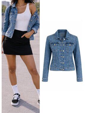 Anthropologie Pilcro Jean Jacket Medium